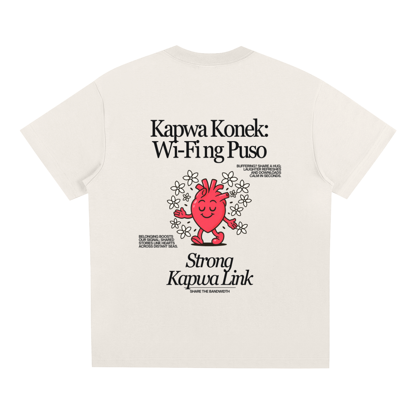 Kapwa Konek,Kapwa,Puso,Pinoy,T-Shirt,Tee