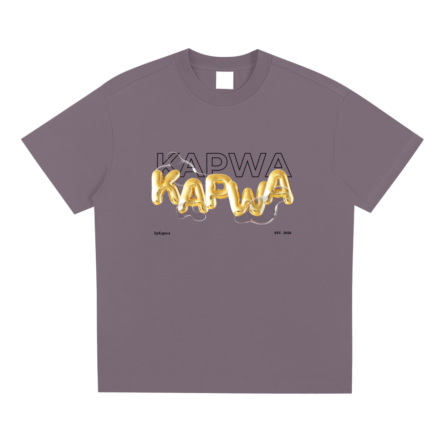 Kapwa,3D,3D Lettering,Filipino,Gold,T-Shirt,Tee