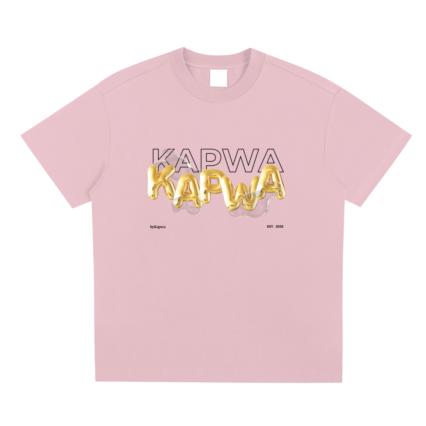 Kapwa,3D,3D Lettering,Filipino,Gold,T-Shirt,Tee