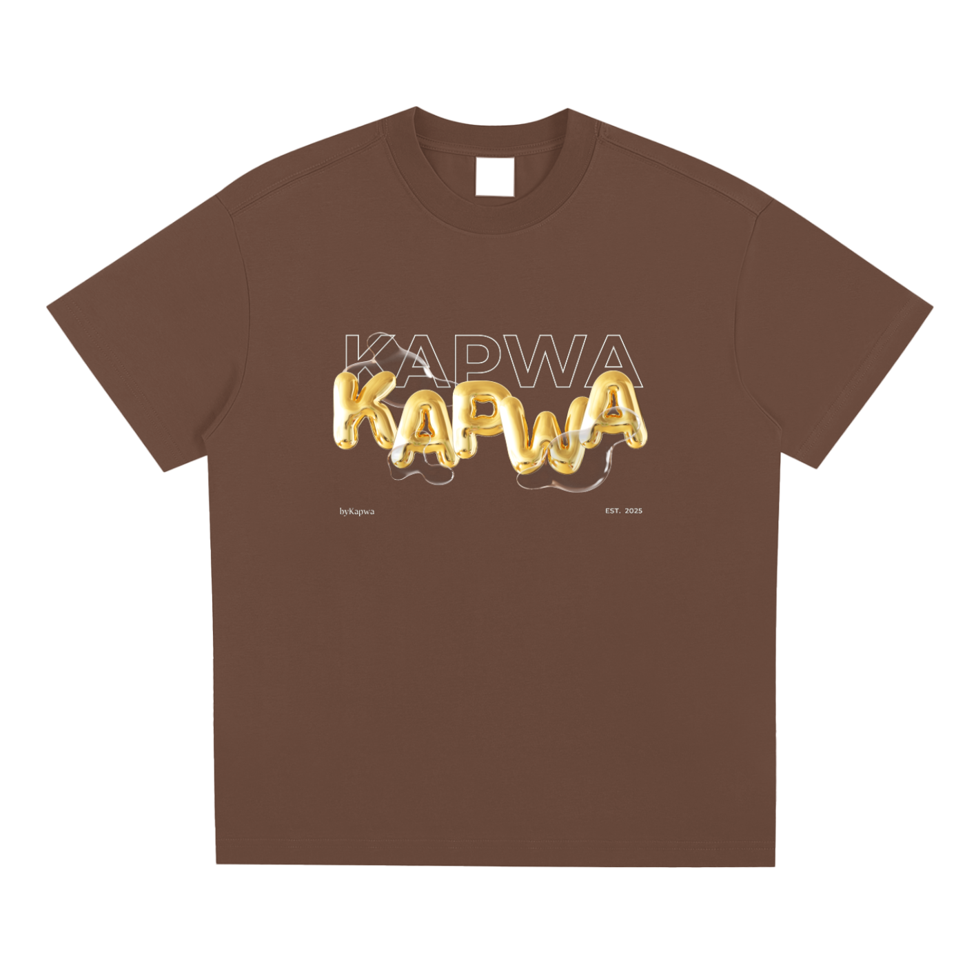 Kapwa,3D,3D Lettering,Filipino,Gold,T-Shirt,Tee