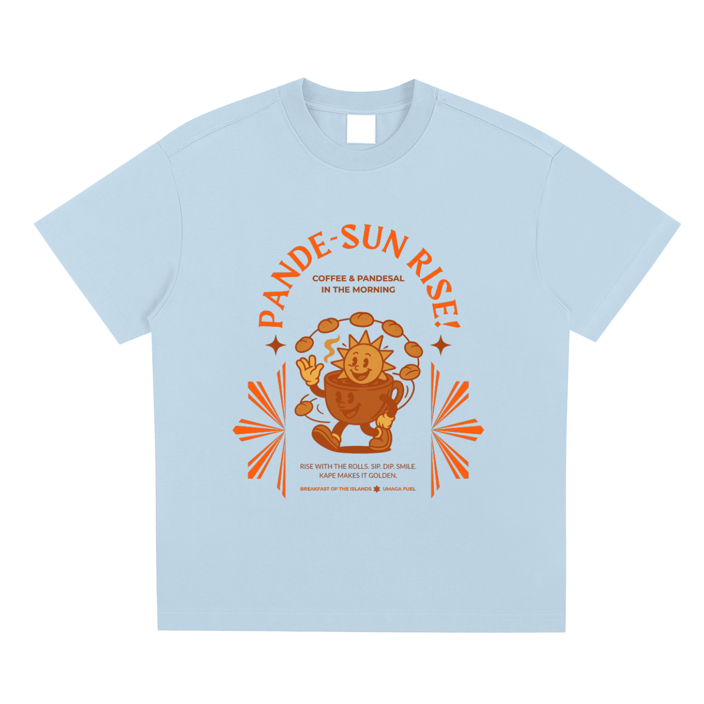 PandeSun,Pandesal,Filipino,Filipino Breakfast,Pinoy,Filipino Sun,T-Shirt,Tee
