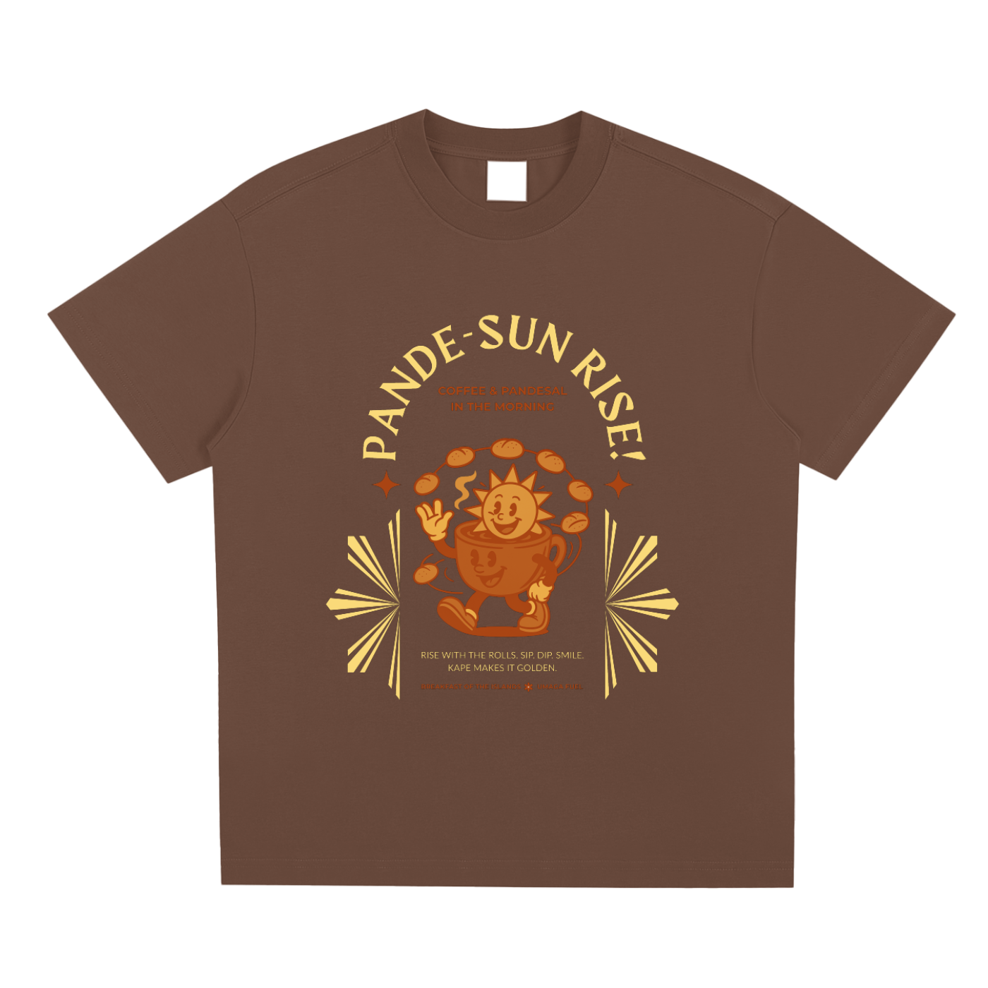 PandeSun,Pandesal,Filipino,Filipino Breakfast,Pinoy,Filipino Sun,T-Shirt,Tee