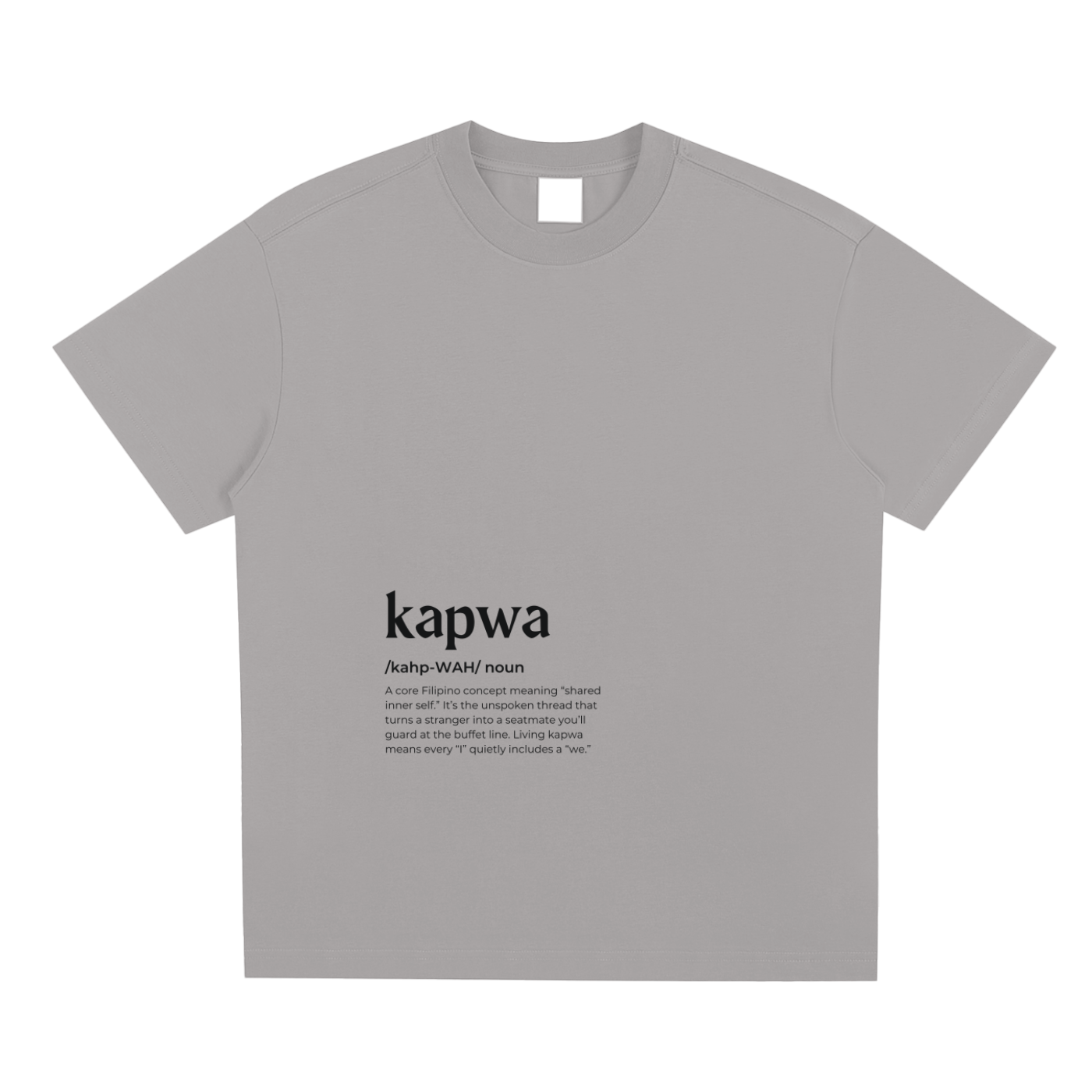 Kapwa,Word Definition,Filipino,T-Shirt,Tee