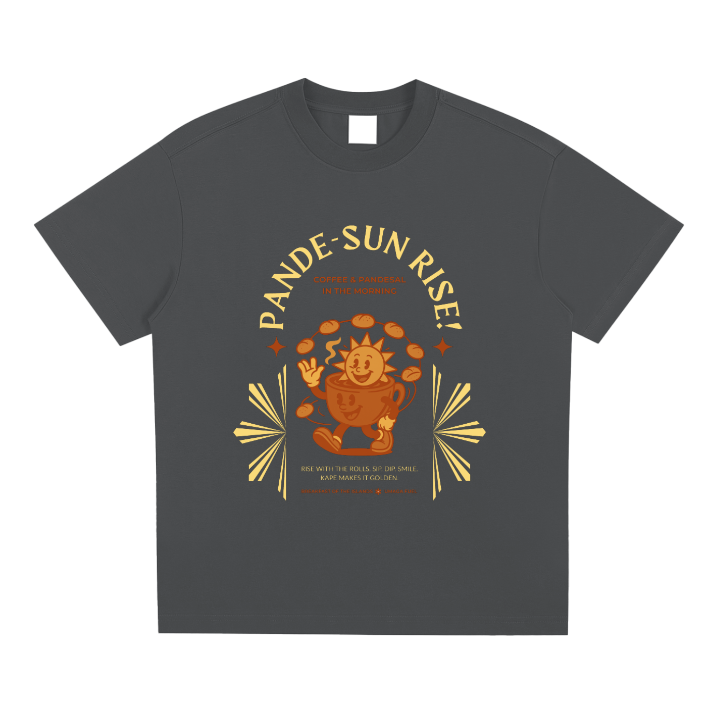 PandeSun,Pandesal,Filipino,Filipino Breakfast,Pinoy,Filipino Sun,T-Shirt,Tee