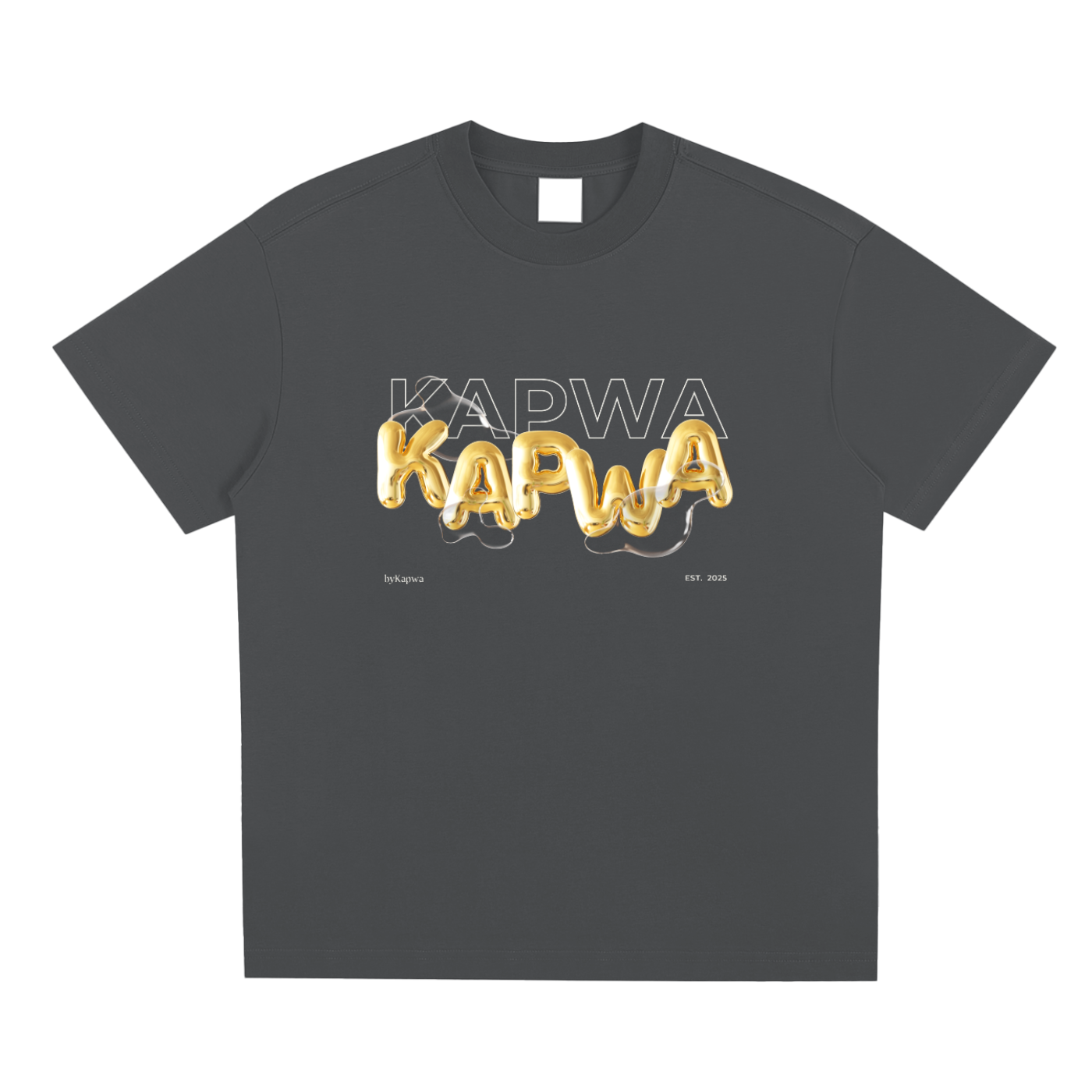 Kapwa,3D,3D Lettering,Filipino,Gold,T-Shirt,Tee