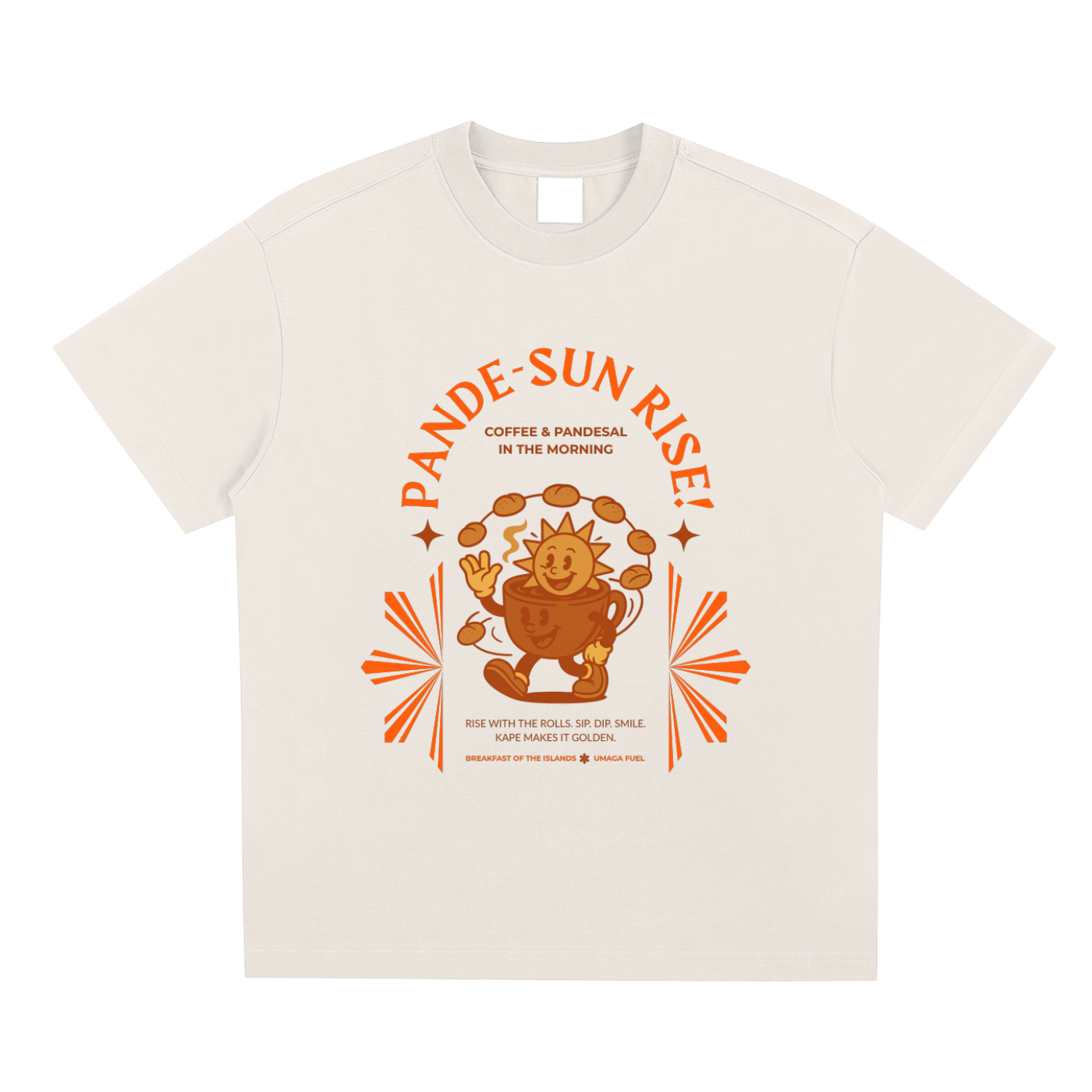 PandeSun,Pandesal,Filipino,Filipino Breakfast,Pinoy,Filipino Sun,T-Shirt,Tee