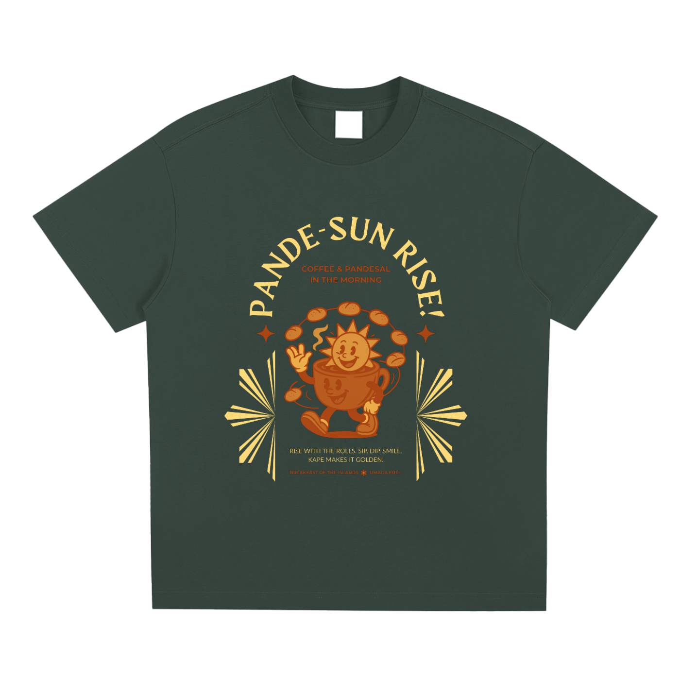PandeSun,Pandesal,Filipino,Filipino Breakfast,Pinoy,Filipino Sun,T-Shirt,Tee