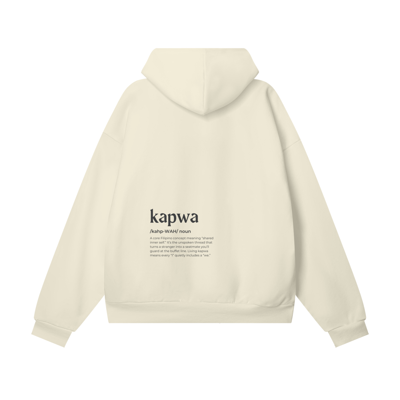 Word Definition,Kapwa,Filipino,Hoodie