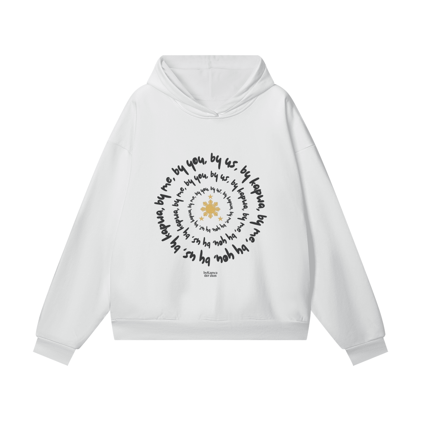 By Kapwa Spiral Hoodie - Light