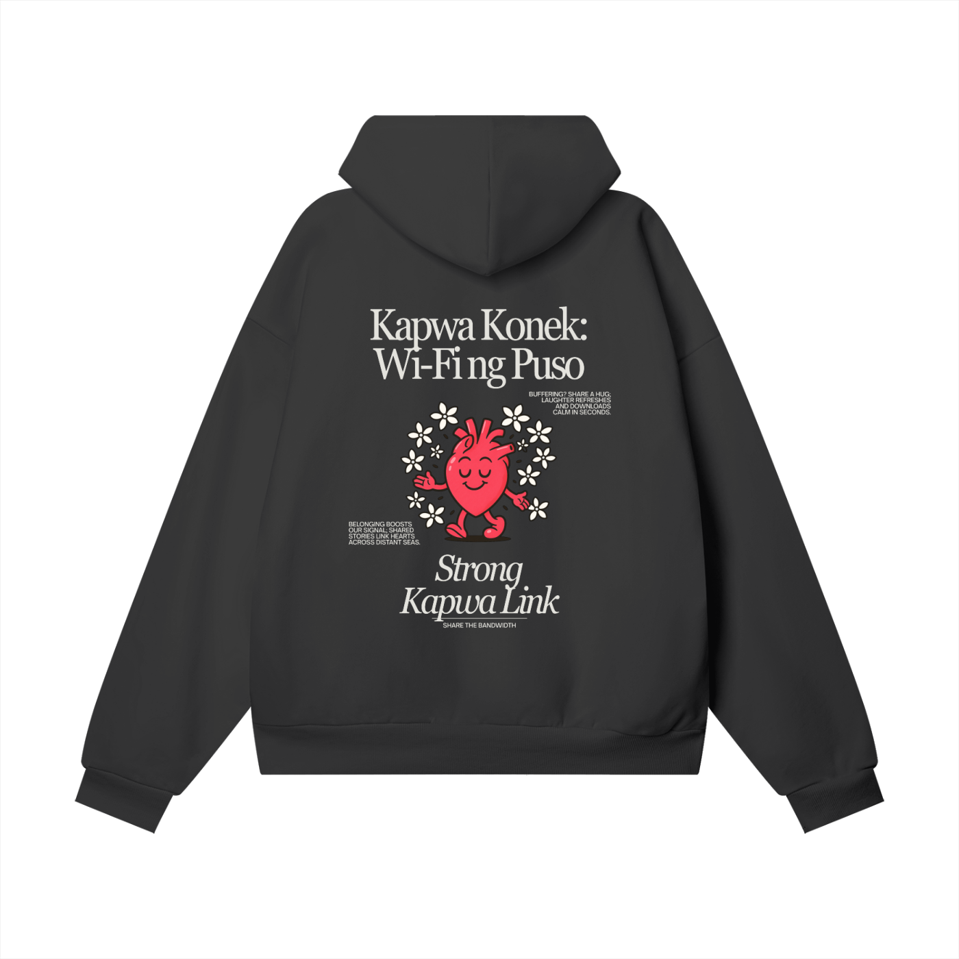 Kapwa Konek Hoodie - Dark