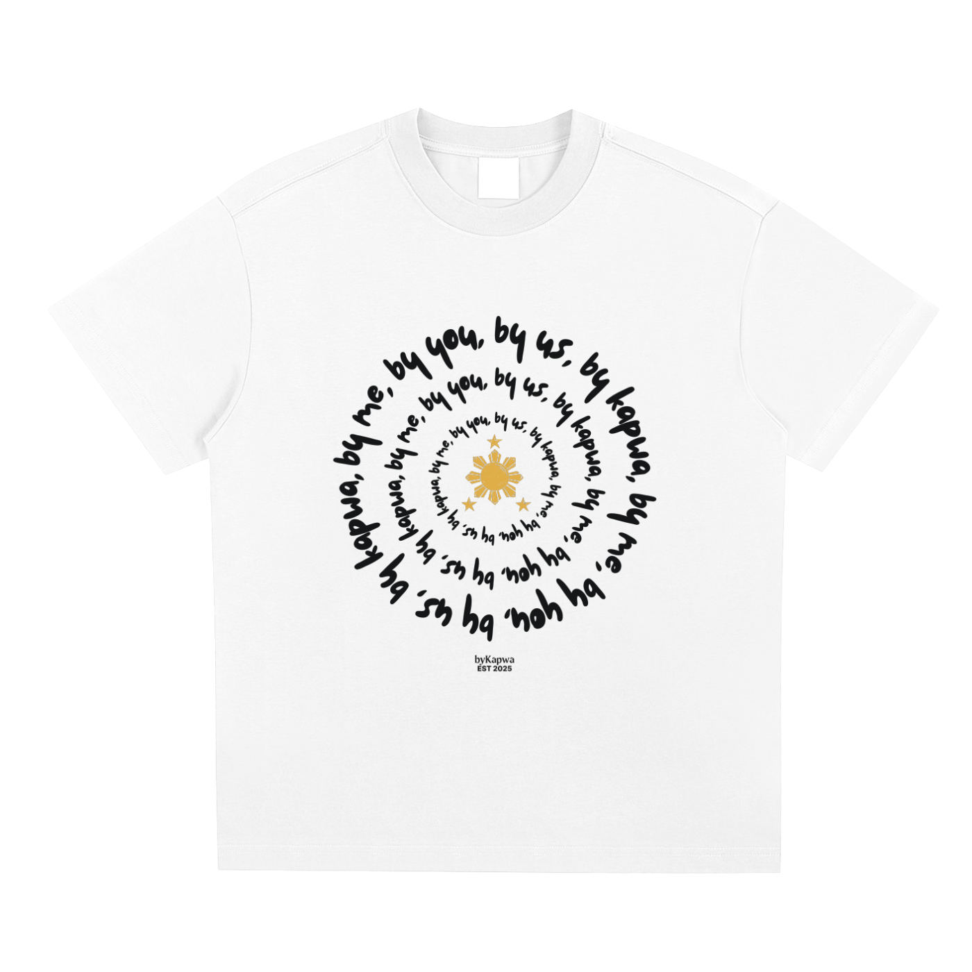 By Kapwa Spiral Tee - Light