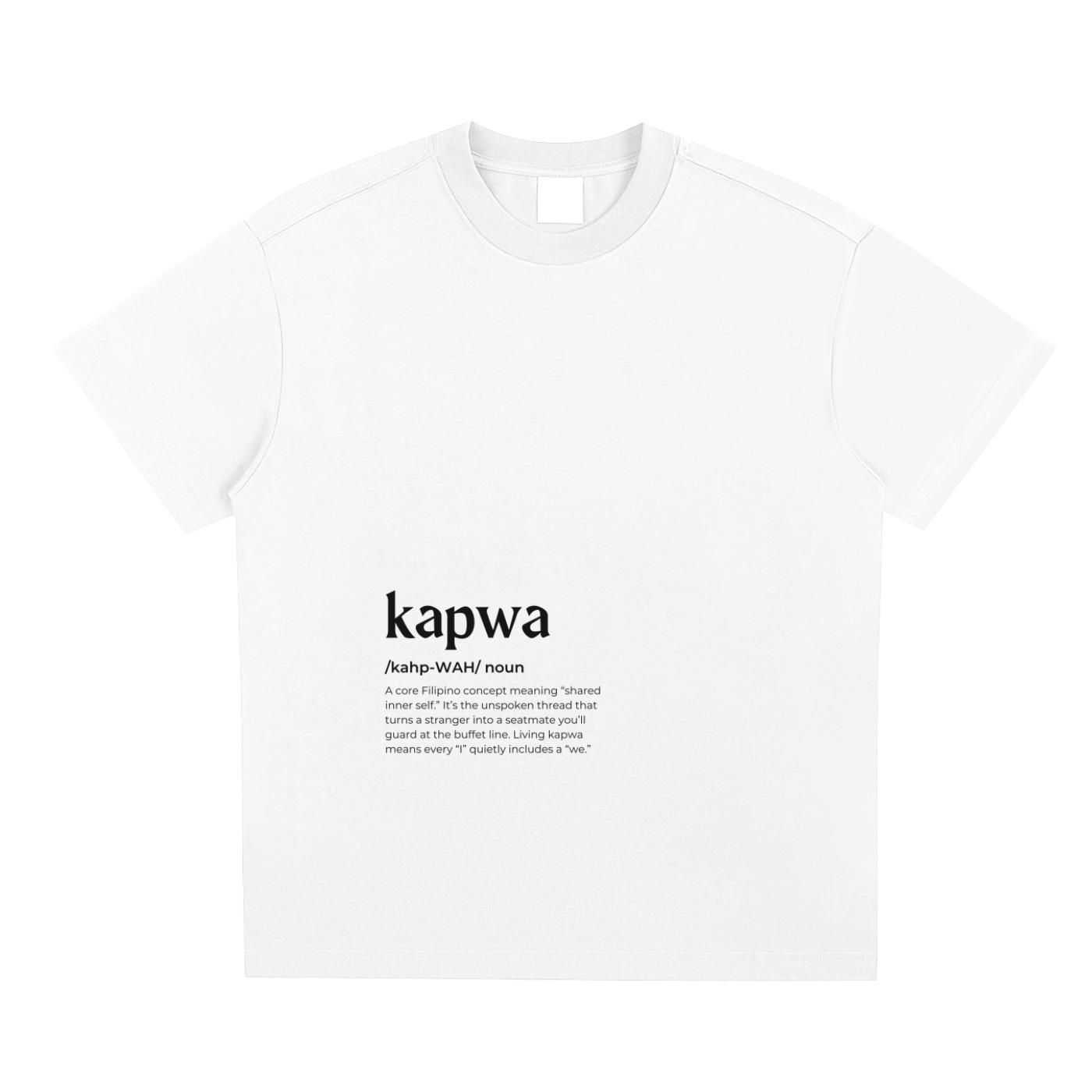 Kapwa Definition Tee - Light