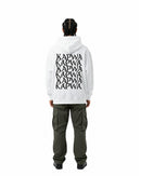 byKapwa Studio | Kapwa Wave Hoodie - Light | Hoodie Weiß | Model Mann Rückseite