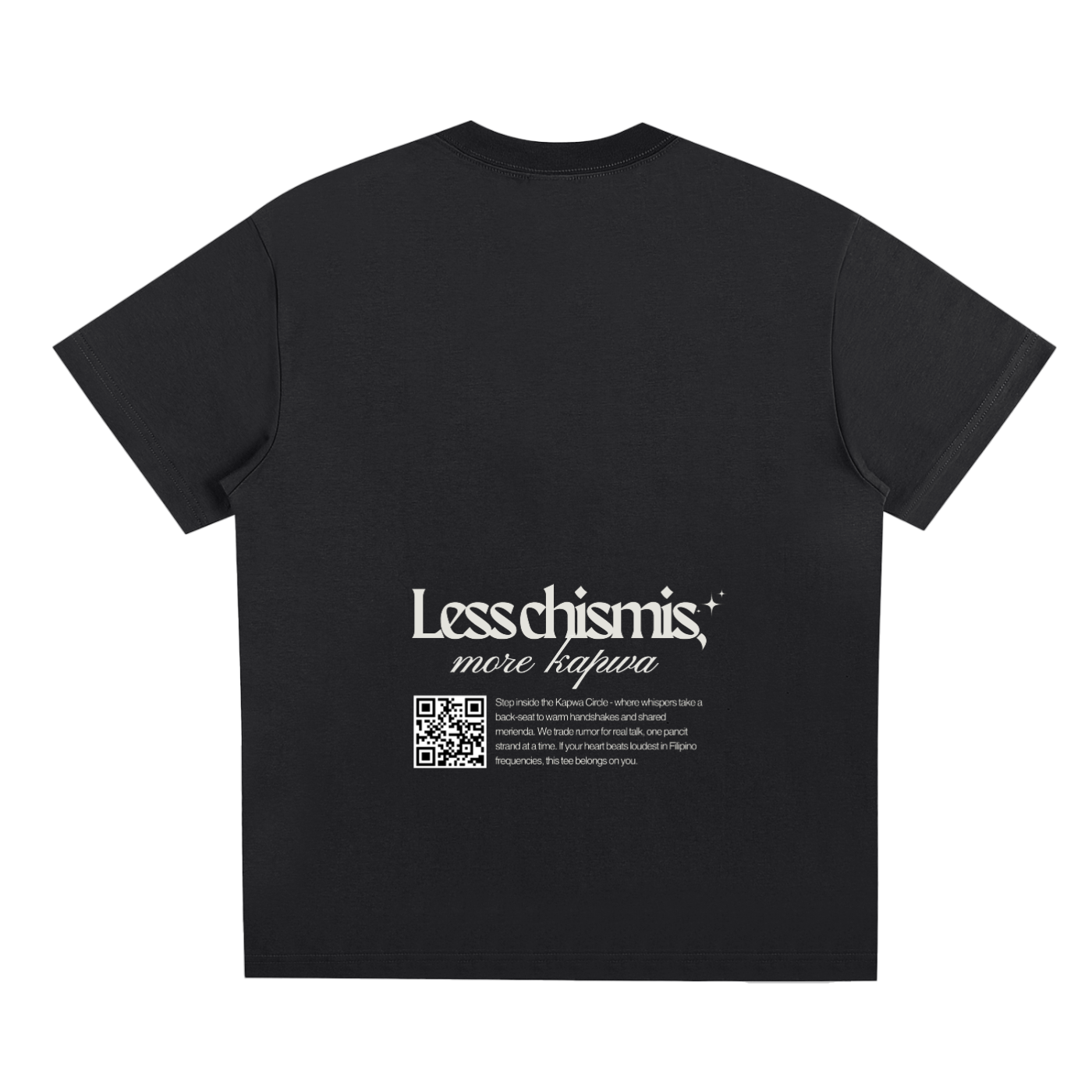 Less Chismis More Kapwa Tee - Dark
