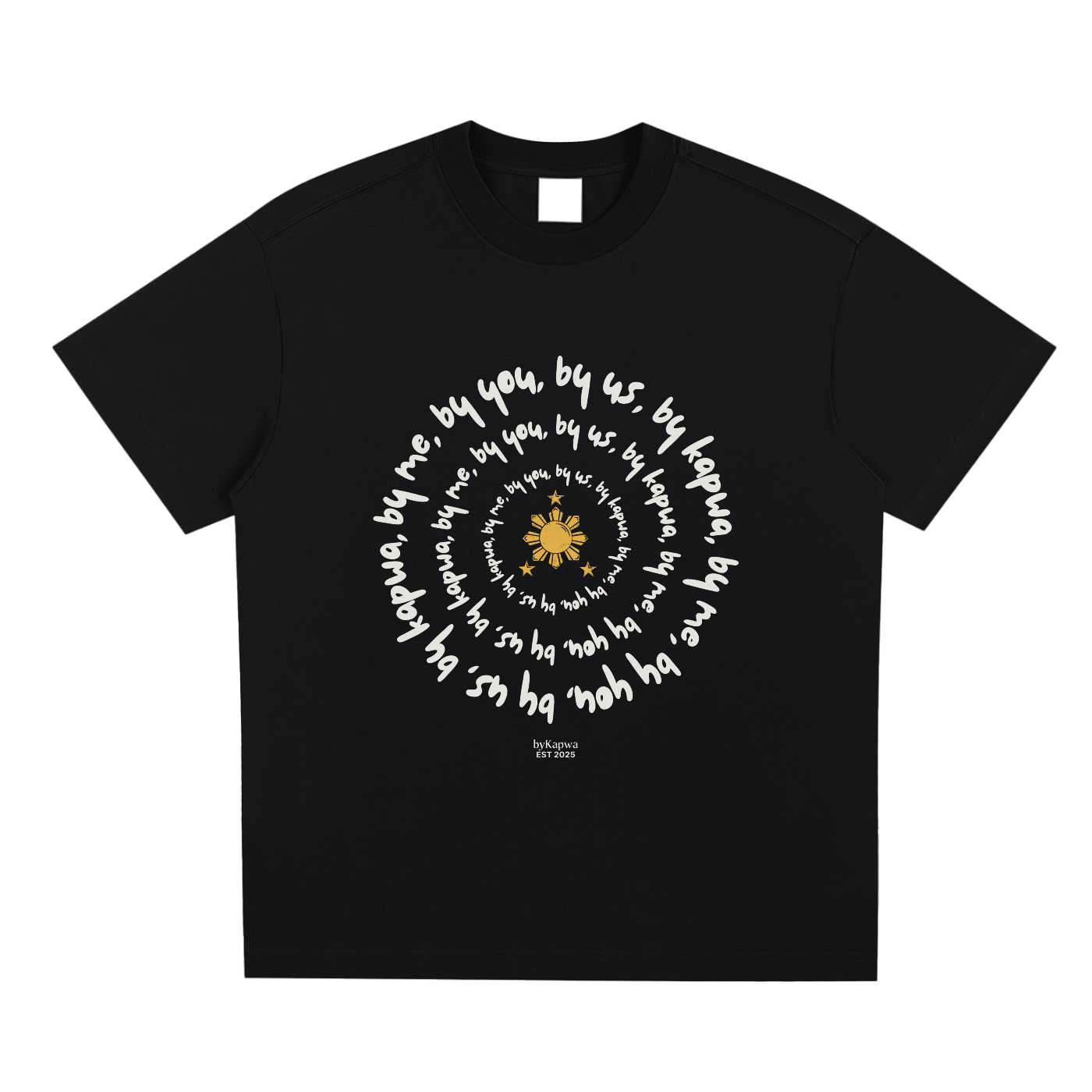 By Kapwa Spiral Tee - Dark