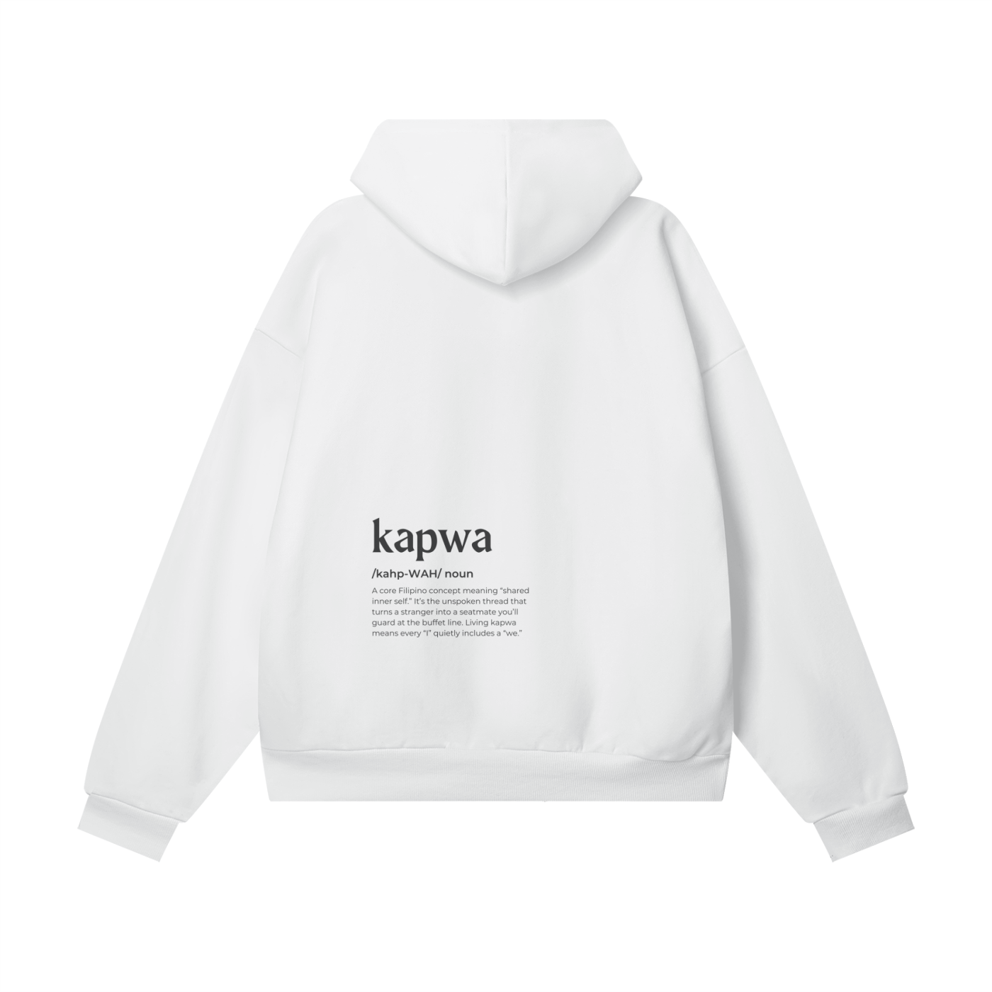 Kapwa Definition Hoodie - Light
