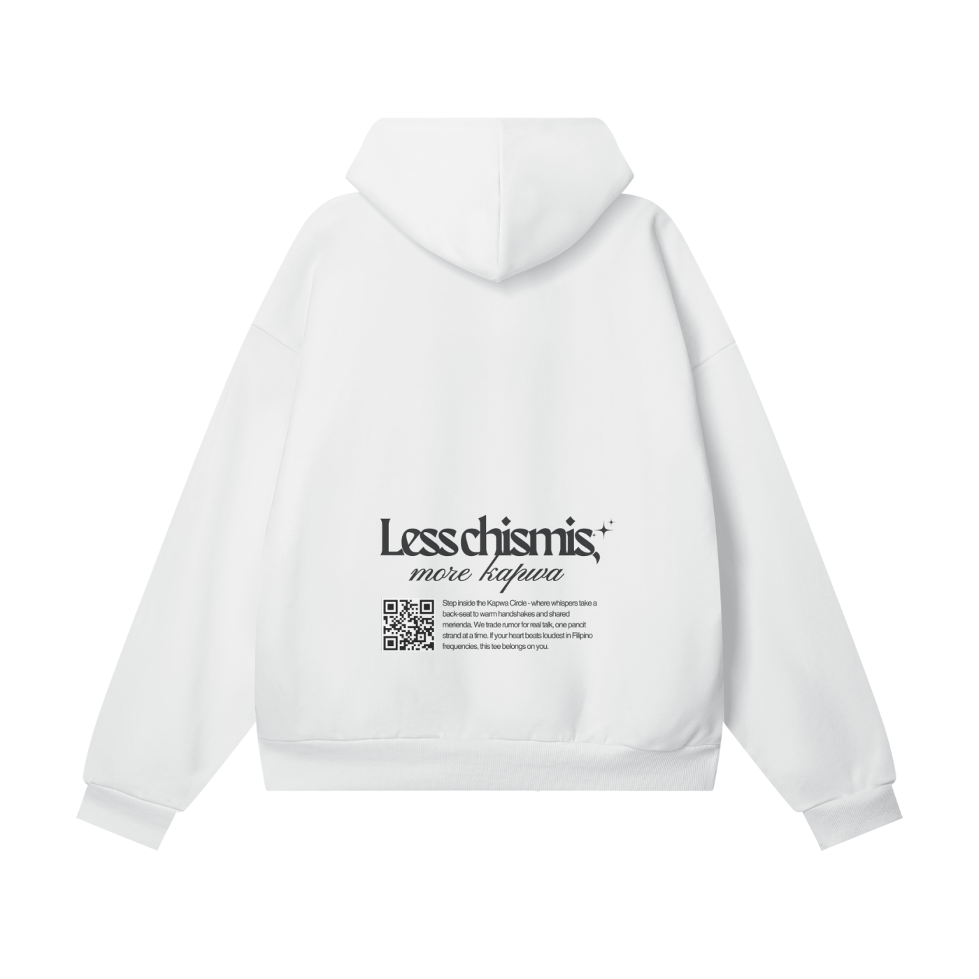 Less Chismis More Kapwa Hoodie - Light