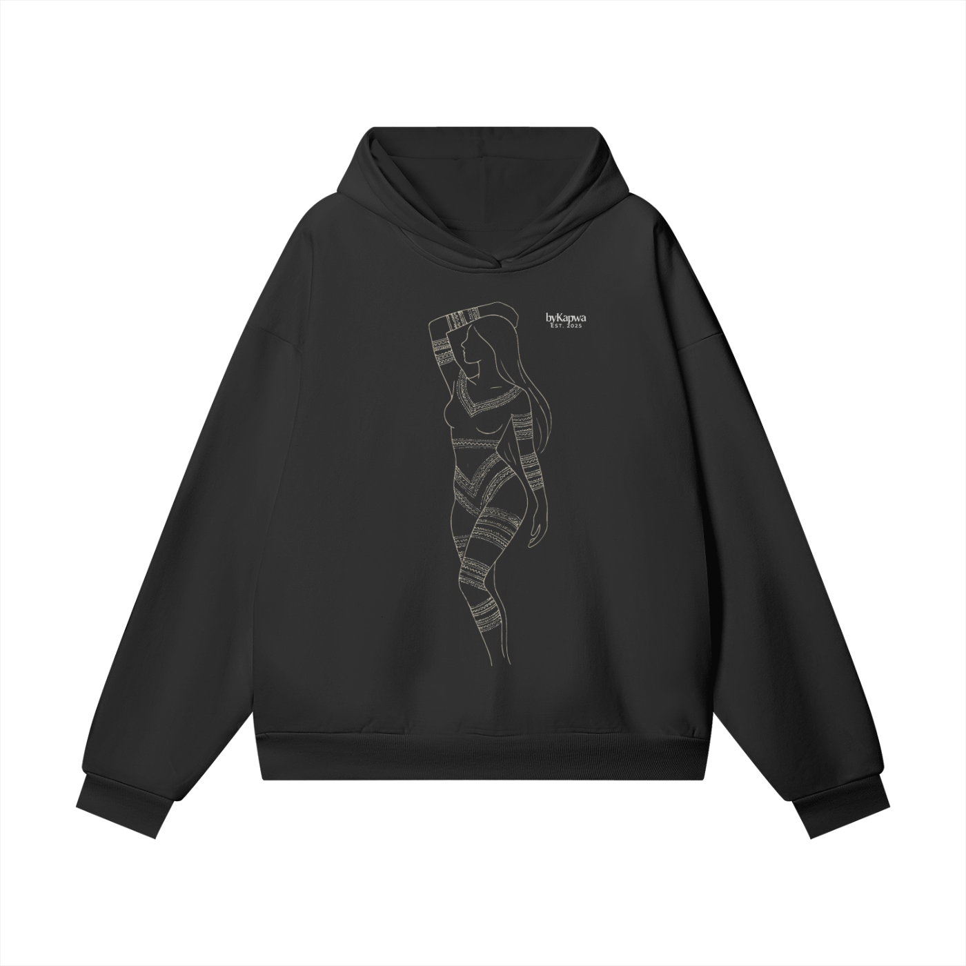 Kapwa Tattoo Silhouette Hoodie - Dark