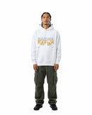 byKapwa Studio | Gold Liquid 3D Kapwa Hoodie - Light | Hoodie Weiß | Model Mann Vorderseite