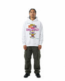 byKapwa Studio | Life’s Better with Halo-Halo Hoodie | Hoodie Weiß | Model Mann Vorderseite