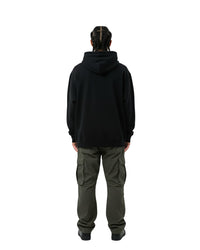 byKapwa Studio | Homecoming Hoodie - Dark | Hoodie Schwarz | Model Mann Rückseite