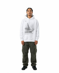 byKapwa Studio | Homecoming Hoodie - Light | Hoodie Weiß | Model Mann Vorderseite