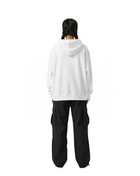 byKapwa Studio | Island Roots Diaspora Threads Hoodie - Light | Hoodie Weiß | Model Frau Rückseite
