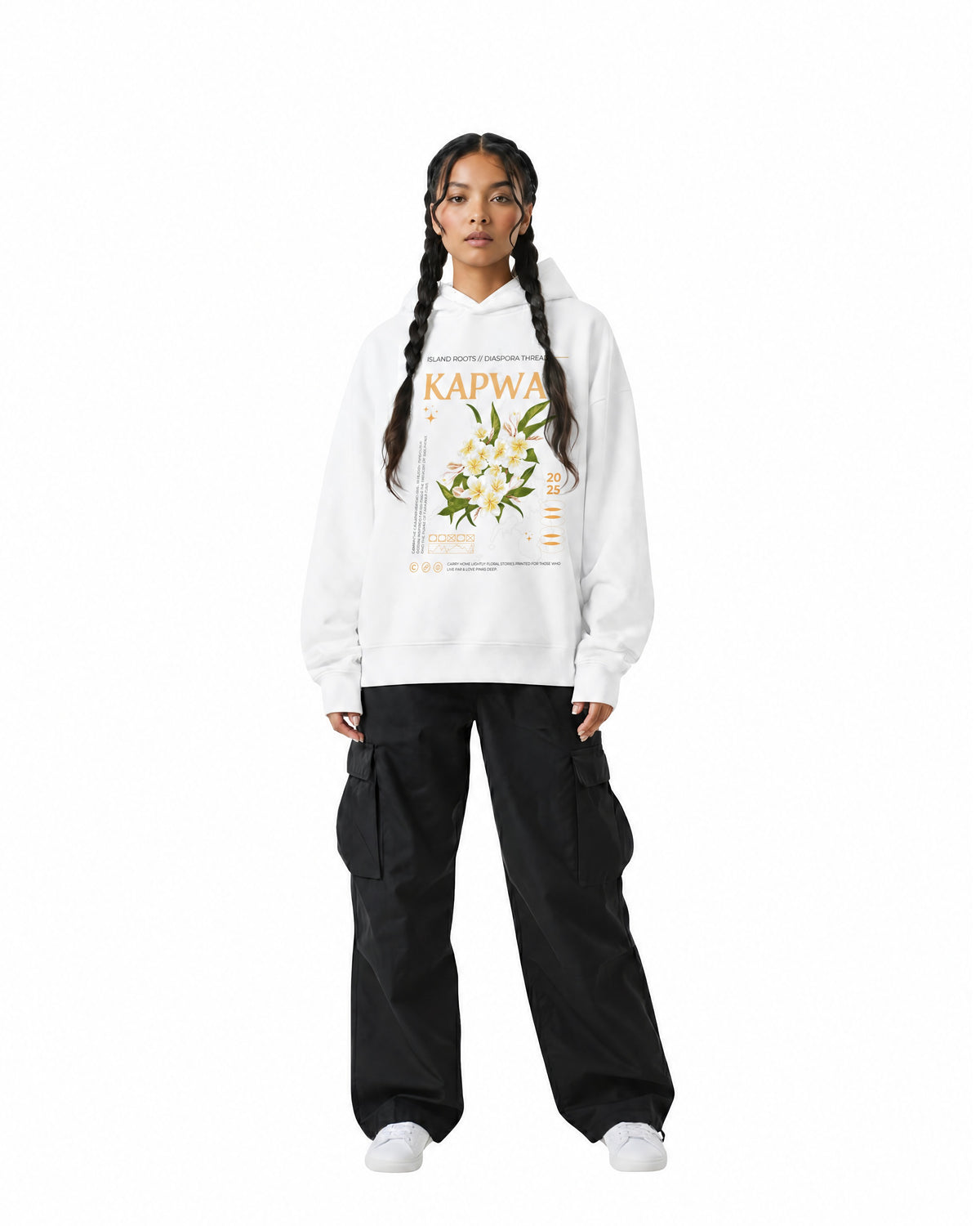 Island Roots Diaspora Threads Hoodie - Light