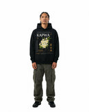 byKapwa Studio | Island Roots Diaspora Threads Hoodie - Dark | Hoodie Schwarz | Model Mann Vorderseite