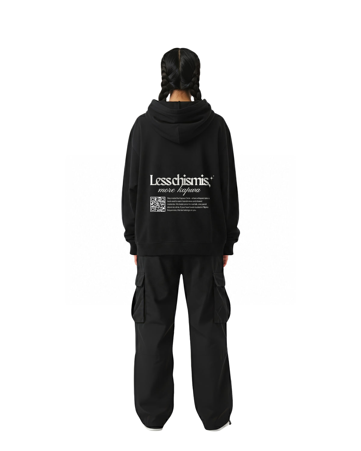 Less Chismis More Kapwa Hoodie - Dark