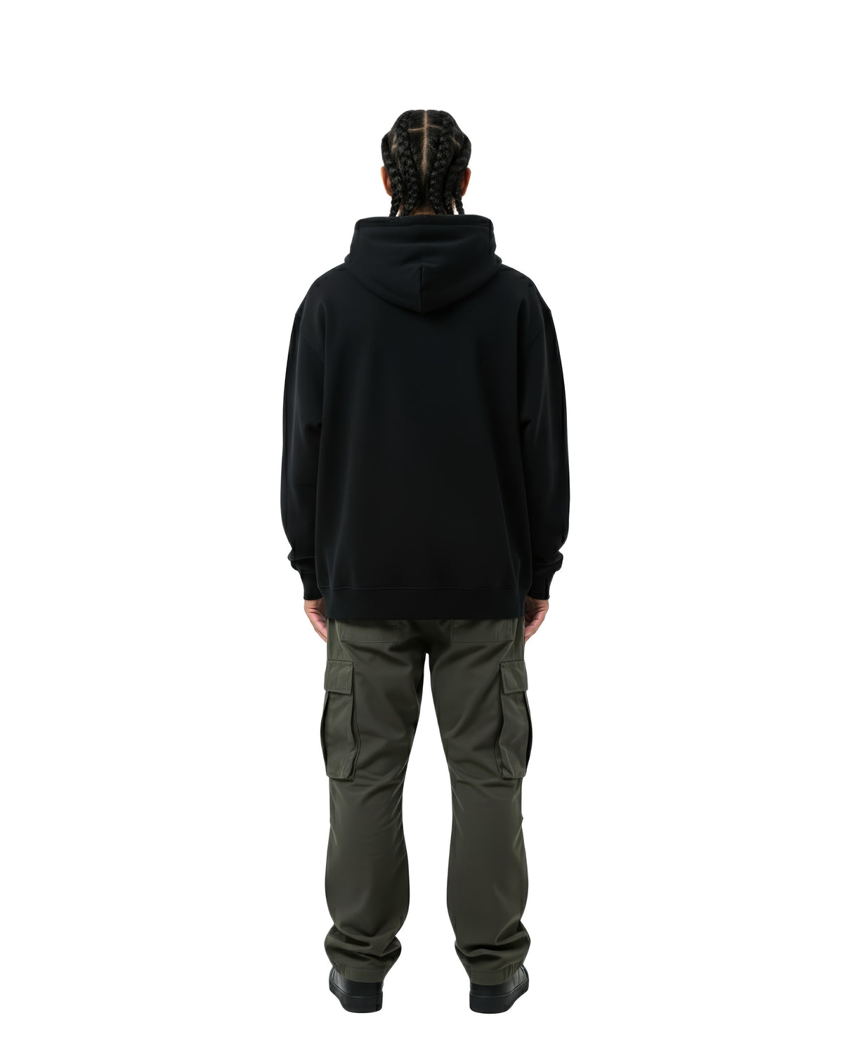 byKapwa Studio | Philippine Archipelago Hoodie - Dark | Hoodie Schwarz | Model Mann Rückseite