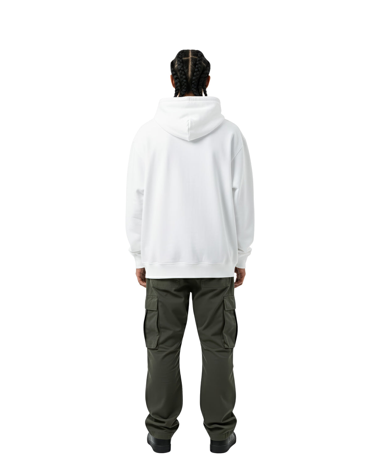 byKapwa Studio | Philippine Archipelago Hoodie - Light | Hoodie Weiß | Model Mann Rückseite