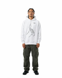 byKapwa Studio | Philippine Archipelago Hoodie - Light | Hoodie Weiß | Model Mann Vorderseite